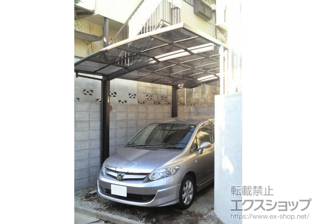 東京都大田区ののカーポート プレシオスポート 積雪〜20cm対応 施工例