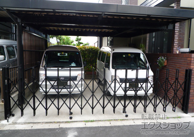 愛知県愛西市ののカーゲート バリューアコーA1型 片開き 施工例