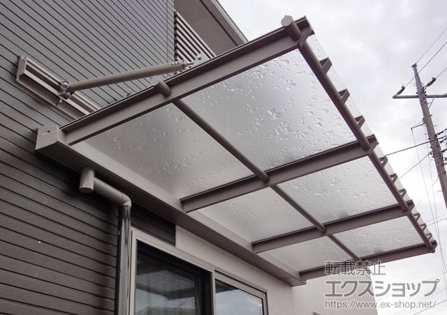 栃木県宇都宮市のLIXIL リクシル(新日軽)のオーニング・日よけ ネクスペース ルーフ 積雪〜20cm対応 施工例