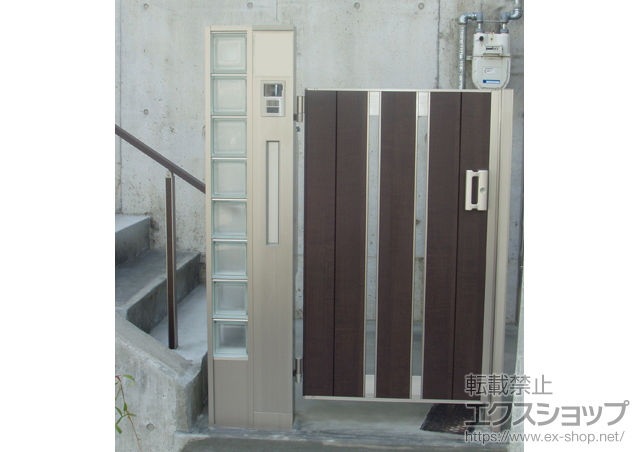 兵庫県神戸市のの門扉 ライフモダン?ＳＡ型　片開き　 施工例