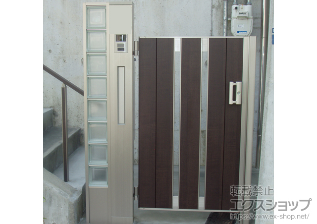 兵庫県神戸市のの機能門柱・ポスト ファンクションユニット　ウィルモダンスリム　#07 施工例