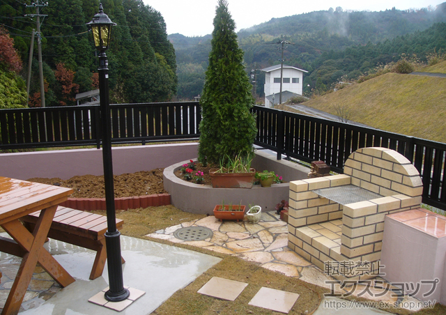 鹿児島県鹿児島市ののフェンス・柵 エクスラインフェンス22型　 施工例