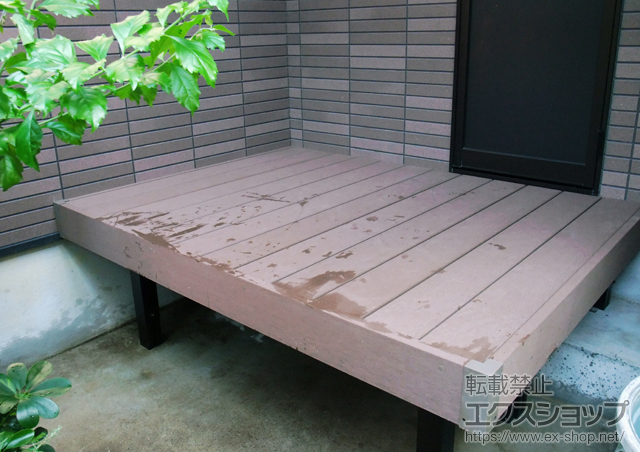 長崎県佐世保市ののウッドデッキ リウッドデッキII 単体 施工例