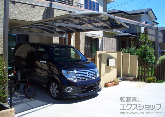 福岡県大牟田市のLIXIL リクシル（トステム）の マルチスクエア　アール屋根 積雪〜30cm対応 施工例
