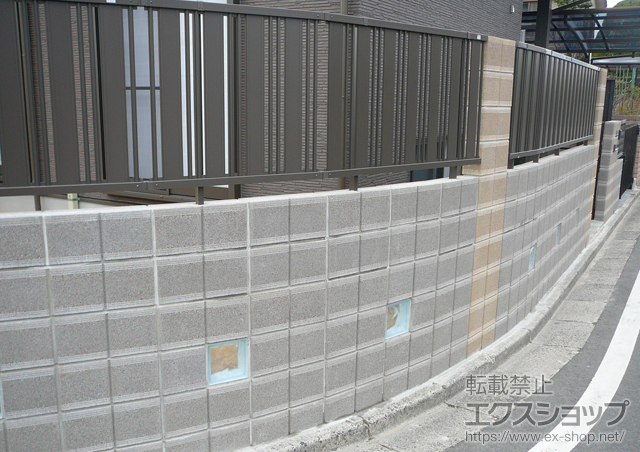 京都府宇治市ののフェンス・柵 ハイミレーヌR5型フェンス 施工例