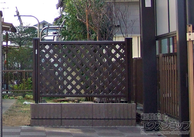 千葉県四街道市ののフェンス・柵 ステイウッドフェンスM2型 施工例