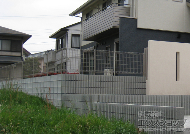 千葉県君津市ののフェンス・柵 ハイグリッドフェンスN8型 施工例