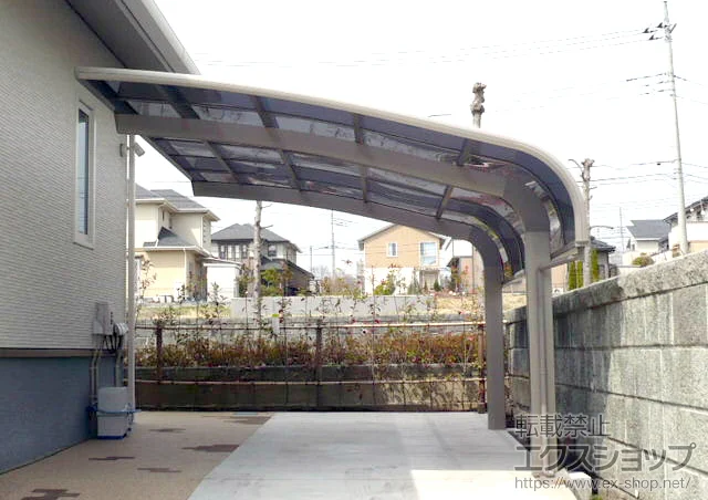 栃木県宇都宮市のLIXIL リクシル（トステム）のカーポート テールポートシグマIII積雪～30㎝対応 施工例