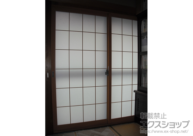 広島県広島市のの二重窓（内窓） インプラス ダストバリア 引違い窓 2枚建 施工例