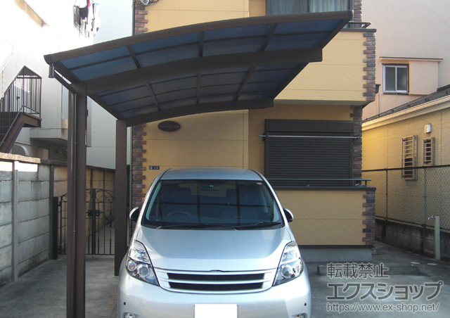東京都江東区ののカーポート プレシオスポート 積雪〜20cm対応 施工例