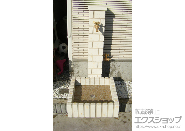 神奈川県川崎市のの立水栓・ガーデンシンク ネオキャスティ 施工例