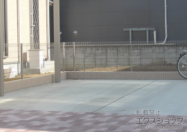 埼玉県さいたま市ののフェンス・柵 ハイグリッドフェンスUF8型 フリーポールタイプ 施工例