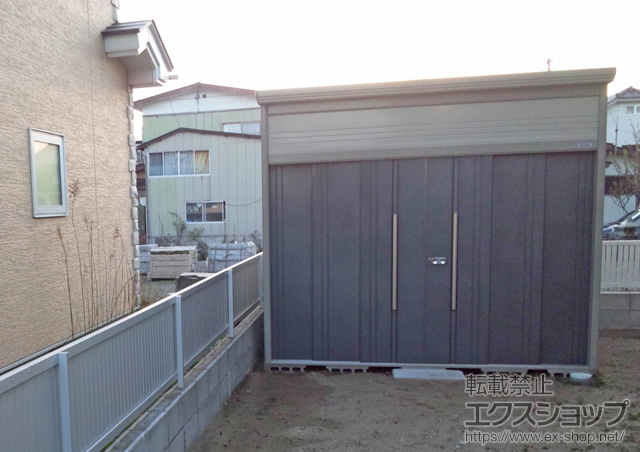 秋田県由利本荘市のの物置・屋外倉庫 Mr.トールマンダンディ 多雪型（JN-S2922） 施工例