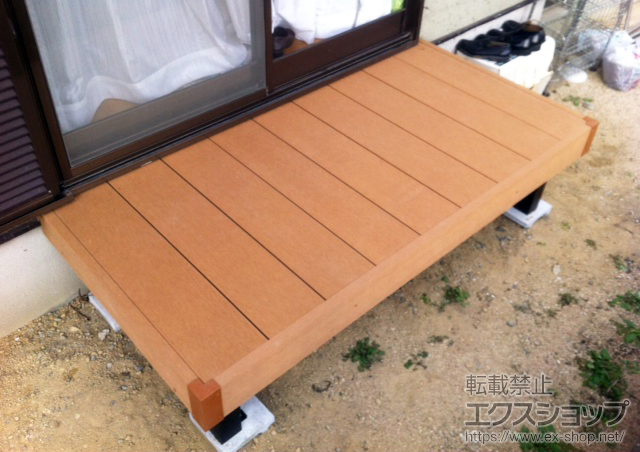 兵庫県三木市ののウッドデッキ リウッドデッキ 200 施工例