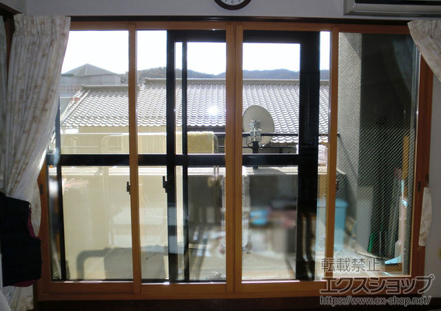 岡山県津山市のの二重窓（内窓） インプラス ダストバリア仕様 引違窓 施工例