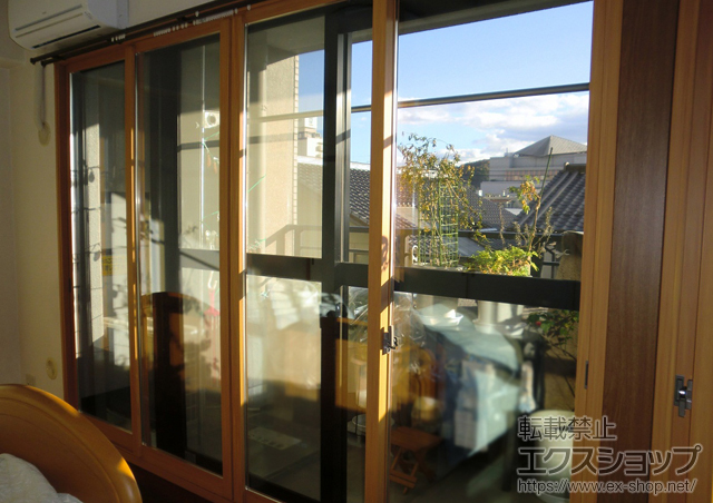 岡山県津山市のの二重窓（内窓） インプラス ダストバリア仕様 引違窓 施工例