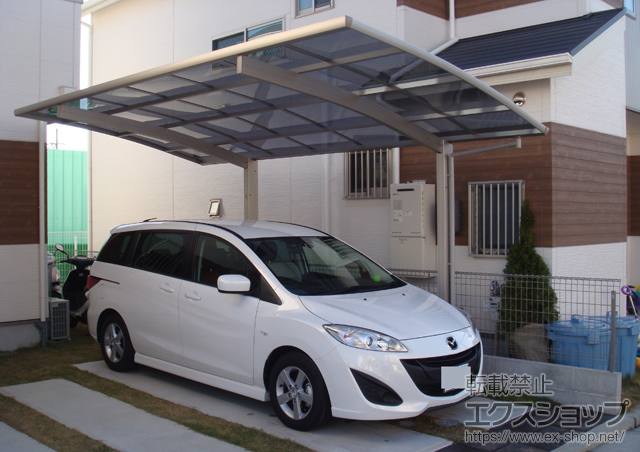 大阪府堺市ののカーポート プレシオスポート 積雪〜20cm対応 施工例