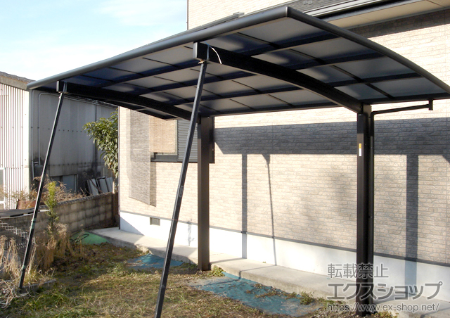兵庫県丹波市ののカーポート プレシオスポート 積雪〜20cm対応 施工例