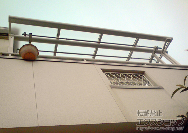 埼玉県川口市ののバルコニー・ベランダ屋根 ヴェクターテラス F型 屋根タイプ 単体 積雪〜20cm対応 施工例