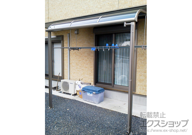 千葉県君津市のLIXIL リクシル（トステム）のテラス屋根 ライザーテラスII R型 テラスタイプ 施工例