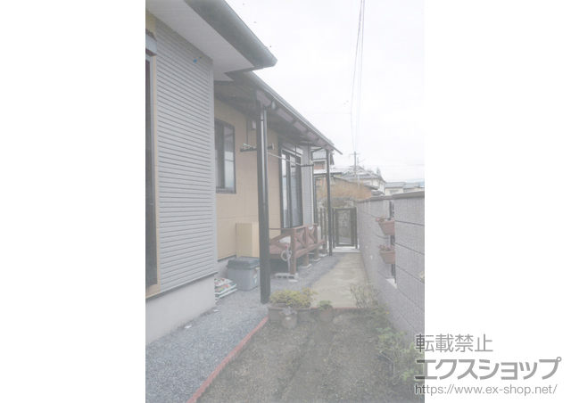 大分県日田市ののテラス屋根 ヴェクターテラス R型 テラスタイプ 単体 積雪〜20cm対応 施工例