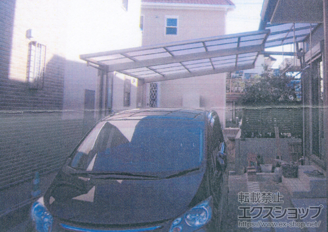 福岡県福岡市のLIXIL リクシル（トステム）のカーポート レークポートシグマＩＩＩ 積雪〜30?対応 施工例