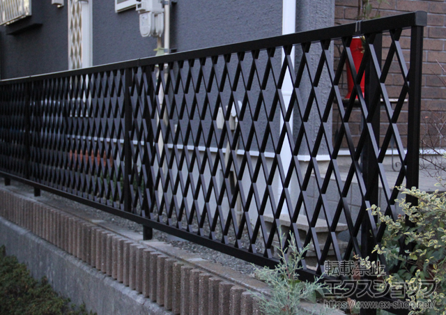 東京都町田市ののフェンス・柵 プリレオR8型フェンス フリーポールタイプ 施工例