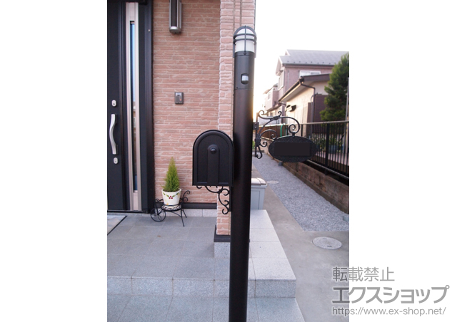 埼玉県狭山市のの機能門柱・ポスト ポストーチ7型 施工例