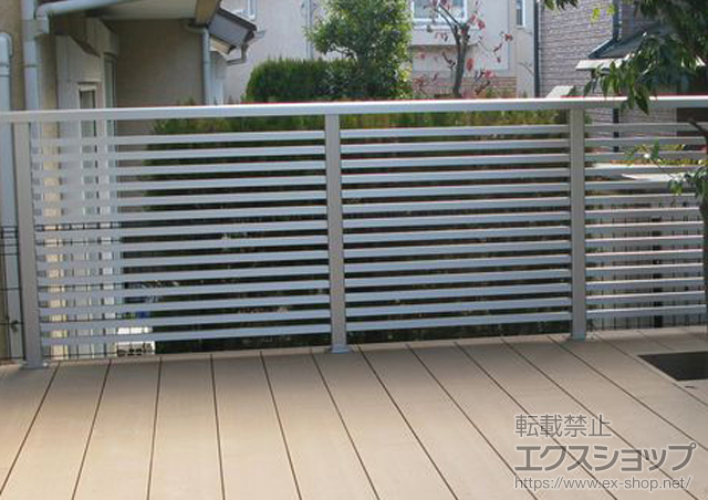 神奈川県横浜市ののフェンス・柵 ライフモダンII YS型フェンス フリーポールタイプ 施工例