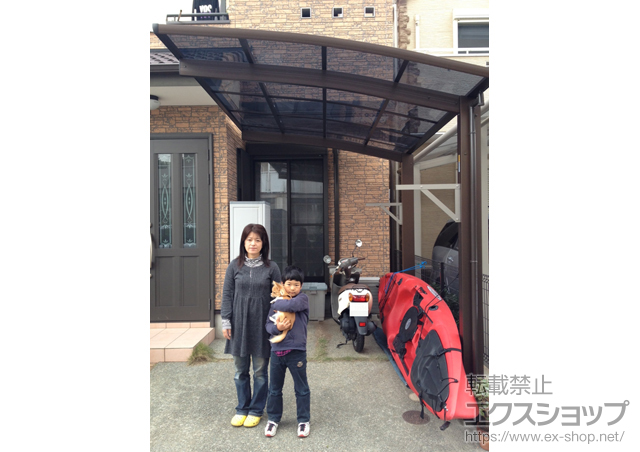 兵庫県尼崎市ののカーポート プレシオスポート 積雪〜20cm対応 施工例