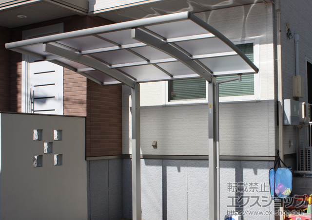 岡山県岡山市ののサイクルポート・駐輪場 レイナポート ミニ 積雪〜20cm対応 施工例