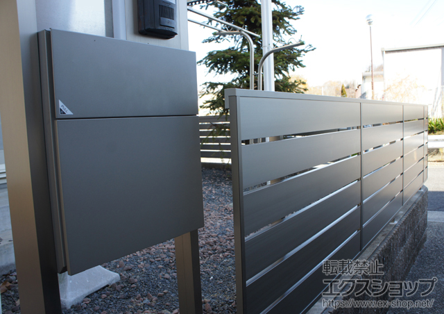 滋賀県大津市のの機能門柱・ポスト ファンクションユニット　ウィルモダン 施工例