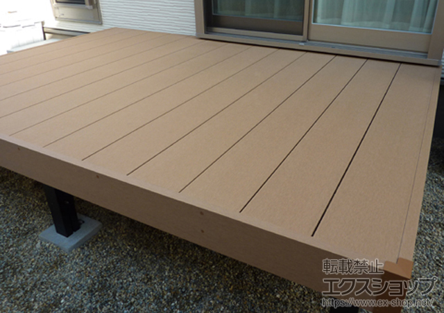 京都府長岡京市ののウッドデッキ リウッドデッキ 200 単体 施工例