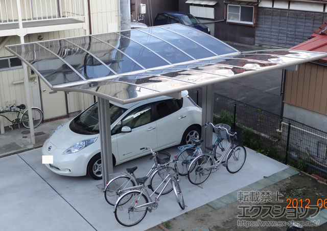 宮城県仙台市ののカーポート レイナポート Y合掌 積雪〜20ｃｍ対応 施工例