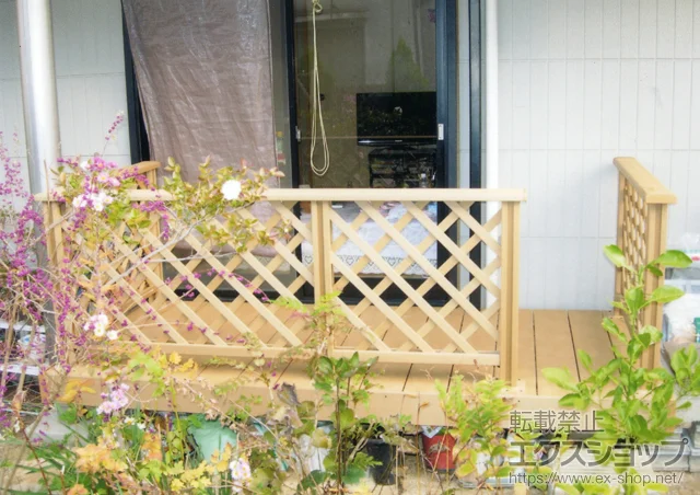 ���R�����R�s��LIXIL ���N�V���i�g�X�e���j�̃E�b�h�f�b�L ���R�X�e�[�W�h�h+�f�b�L�t�F���X �{�H��