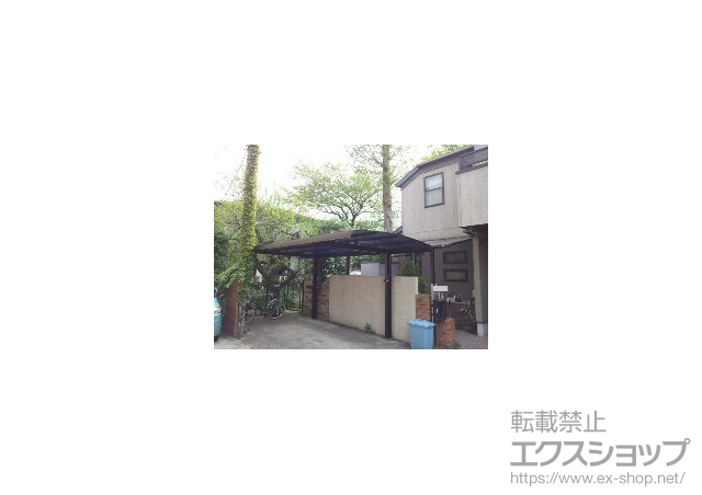 東京都世田谷区ののカーポート キューブポート レギュラー 積雪〜20cm対応 施工例