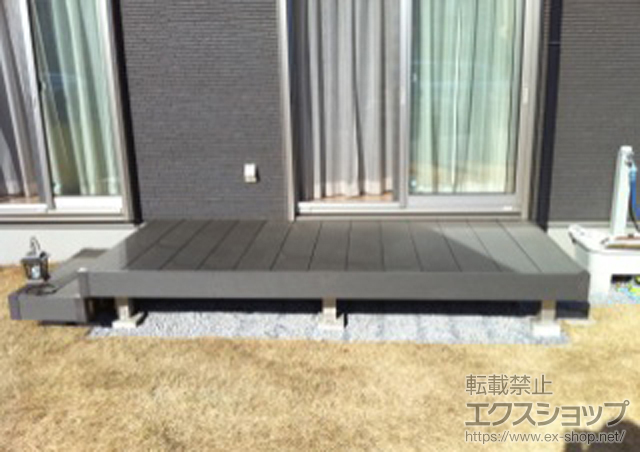 栃木県宇都宮市ののウッドデッキ リウッドデッキ 200 単体 施工例