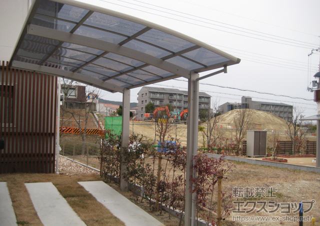 兵庫県神戸市ののカーポート プレシオスポート 積雪〜20cm対応 施工例