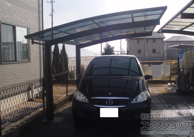 静岡県袋井市ののカーポート プレシオスポート 積雪〜20cm対応 施工例