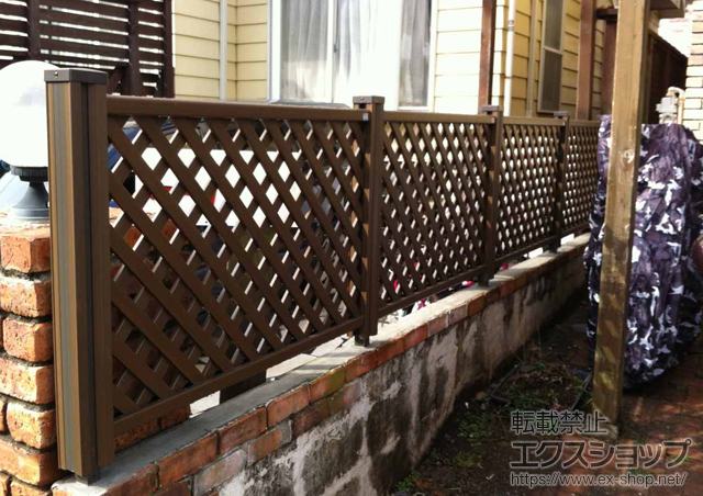 神奈川県茅ヶ崎市ののフェンス・柵 ステイウッドフェンスM2型 間仕切タイプ 施工例