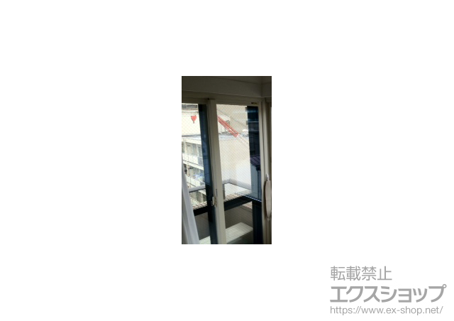 東京都港区のの二重窓（内窓） インプラス ダストバリア仕様 引違い窓 2枚建+ふかし枠 施工例