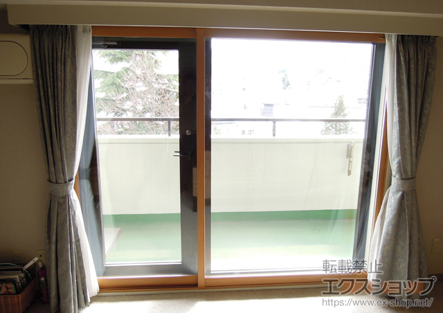 北海道札幌市のの二重窓（内窓） プラマードU　偏芯引き違い窓 施工例