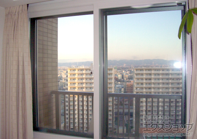 大阪府大阪市のの二重窓（内窓） インプラス ダストバリア 引違い 2枚建て 施工例