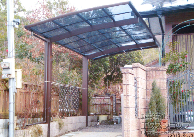 京都府船井郡京丹波町ののカーポート プレシオスポート 積雪〜20cm対応 施工例