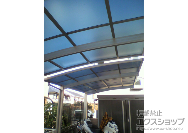 愛知県春日井市ののカーポート プレシオスポート 積雪〜20cm対応 施工例