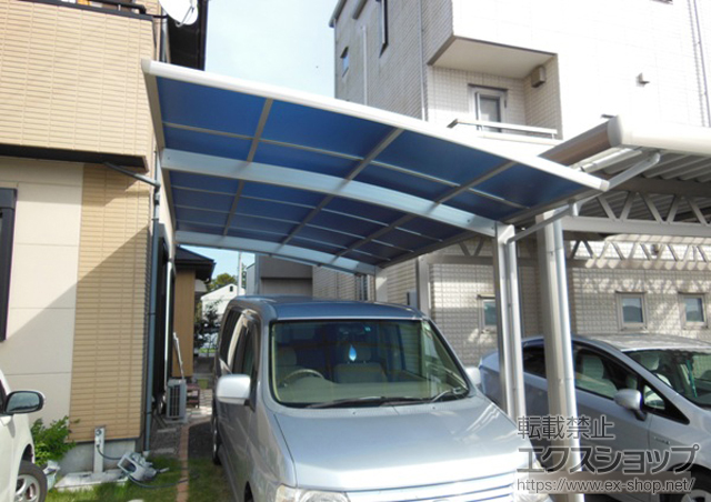 愛知県新城市ののカーポート プレシオスポート 積雪〜20cm対応 施工例