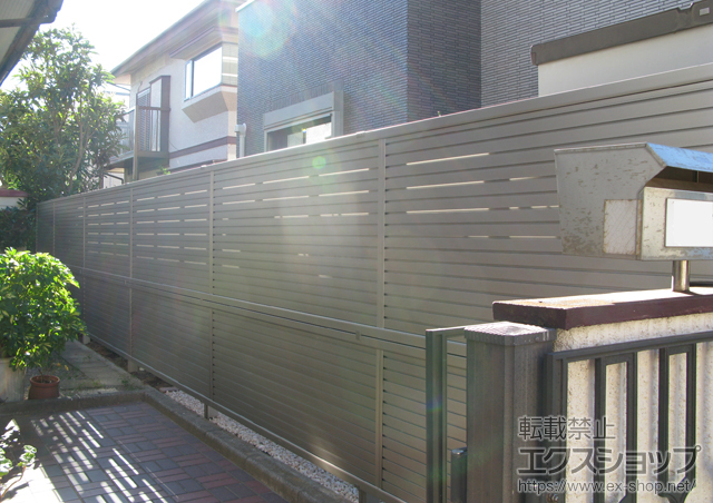 千葉県浦安市ののフェンス・柵 エクスラインフェンス7型 施工例