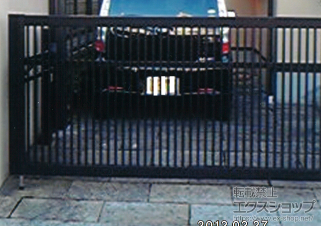 茨城県水戸市のLIXIL リクシル（トステム）のカーポート カーブポートシグマIII 積雪〜30cm対応 施工例