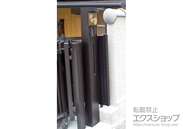 三重県いなべ市のの機能門柱・ポスト ファンクションユニットウィルモダンスリム 施工例