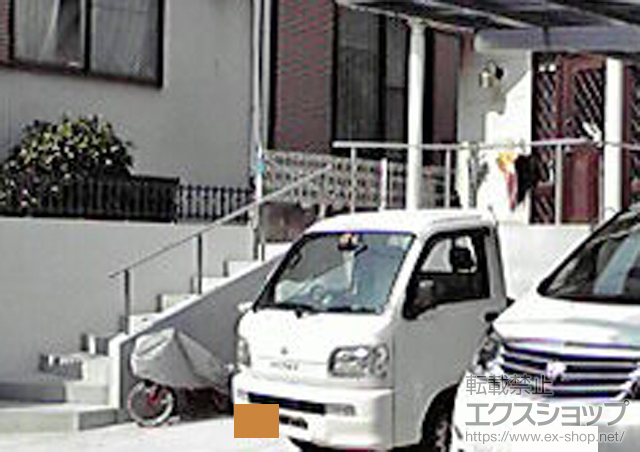 大阪府和泉市のの手すり パルトナーＵＤフェンス　1型自立タイプ 施工例